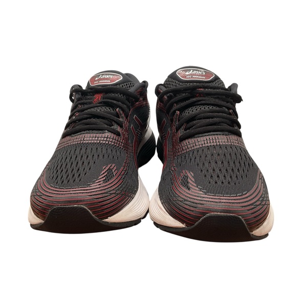 Asics 21Black and‎ Red Athletic Shoes size 10.5